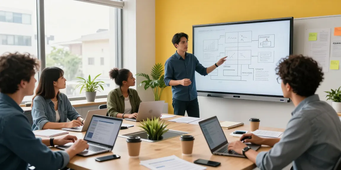 Diverse team collaborating in a vibrant workspace reflecting the WPS Official Website's innovative digital solutions.