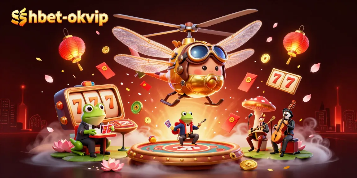 Experience exciting gameplay at shbet-okvip with a dazzling casino-themed 3D illustration.