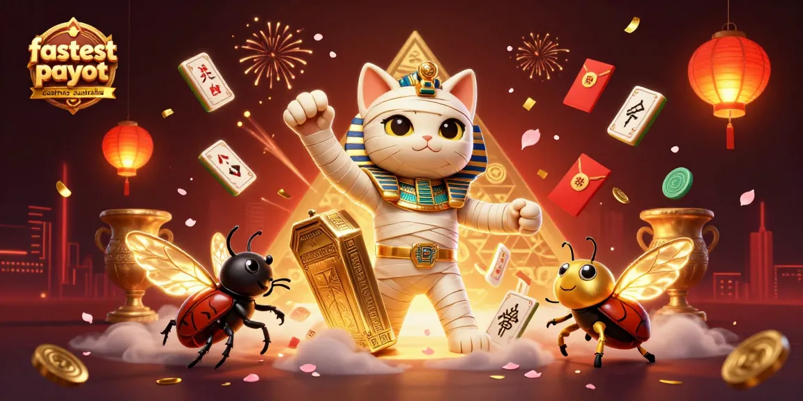 Experience the fastest payout casinos Australia with this vivid casino-themed illustration.